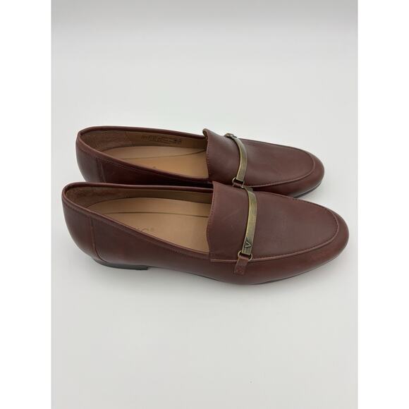 Vionic Evie Loafers Brown Leather Size 8 Arch Support Orthotic Comfort Loafer - Picture 5 of 16